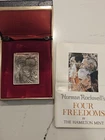 1974 Hamilton Mint Norman Rockwell Freedom of Worship. 999 Fine Silver 2.25 oz