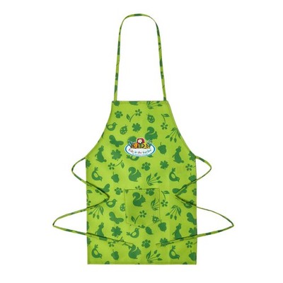 Grüne Gartenhandschuhe und Schürze mit Taschen im Pflanzen & Tiere Design