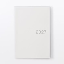 MUJI Monthly Planner Monday Start Starts December 2026 A5 White-Gray