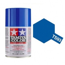 TAMIYA TAM85093 Spray Can TS-93 Pure Blue 100ml - Model Paint for Hobby Projects