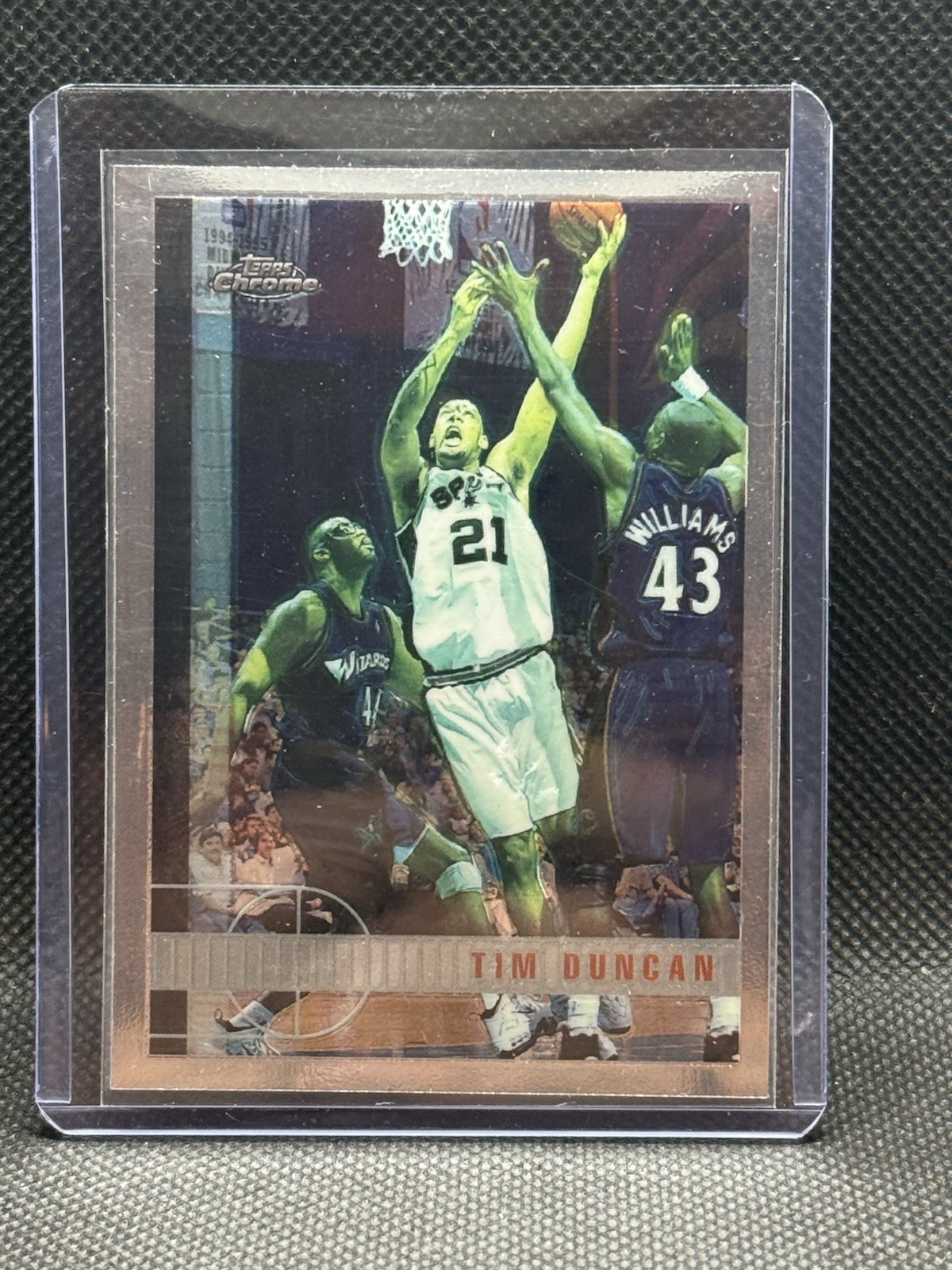 Tim Duncan 1997 Topps Chrome #115 Base Price Guide - Sports Card