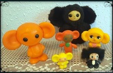 💛💛💛 Vintage Soviet Cheburashka Toys Collection 💛💛💛