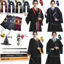 Harry Potter Kostüm Robe Mantel Umhang Krawatte Gryffindor Slytherin Karneval