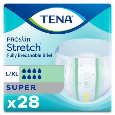 TENA ProSkin Stretch Super Incontinence Brief XL Breathable 67903 68 56 Ct