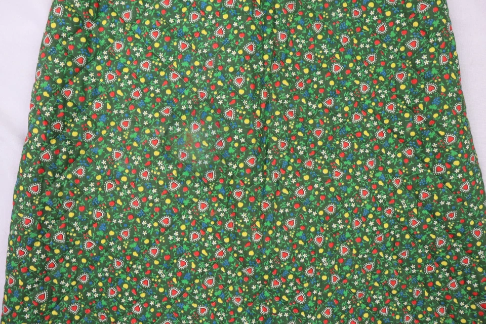 Maxi Falda Larga Acolchada Floral De Colección Años 70 Para Mujer 6 Pequeña Cottage Core Prairie Foto 4 de 4