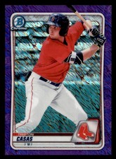 2020 Bowman Chrome #BCP-208 Triston Casas Prospects Shimmer Boston Red Sox