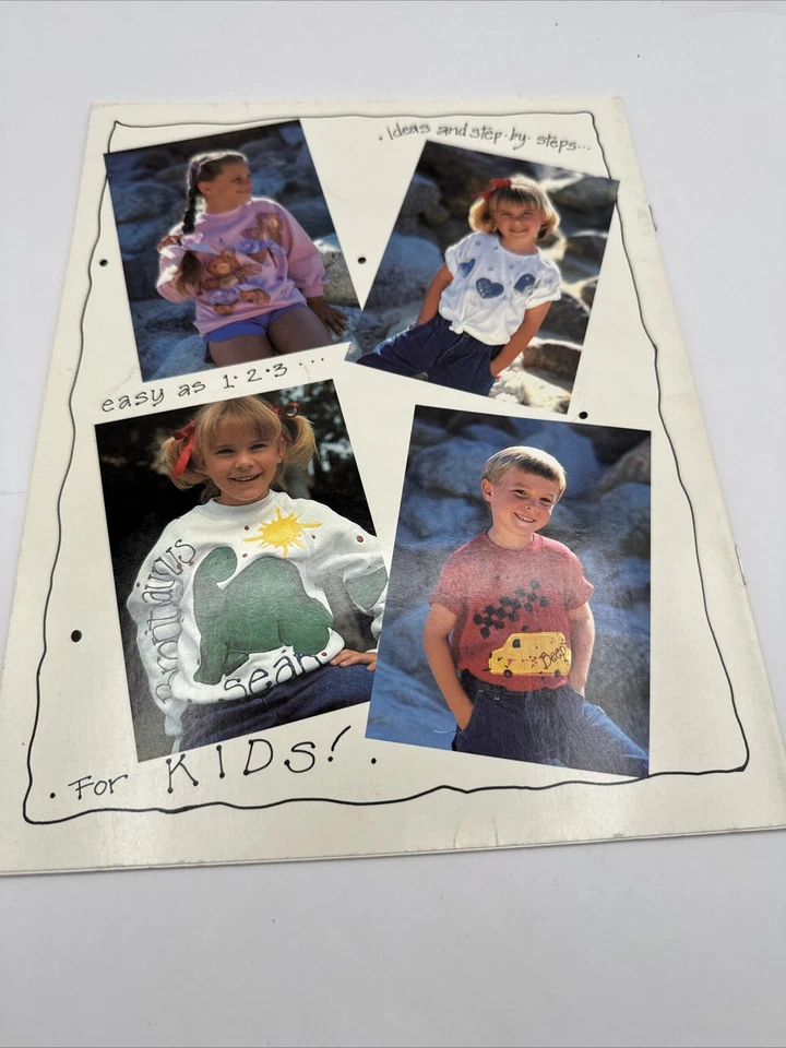 1987 Tulip Productions GP498 No Sweat Kids Painting Shirts For Kids Pattern Book - Image 2 of 4