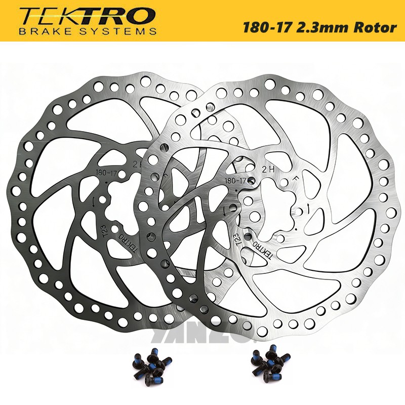 Tektro 180-17 Hydraulic Disc Brake Rotor 6 Bolts 2.3mm thickness MTB E-Bike-OE