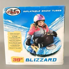 Snow Tube Blizzard 39" Inflatable Sled Flexible Flyer Cold Resistant New