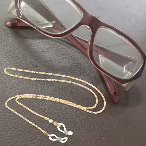 Fashionable Golden Glasses Chain Eyeglasses Cord Sunglasses Rope Alloy Neck Cord - Bild 7 von 12