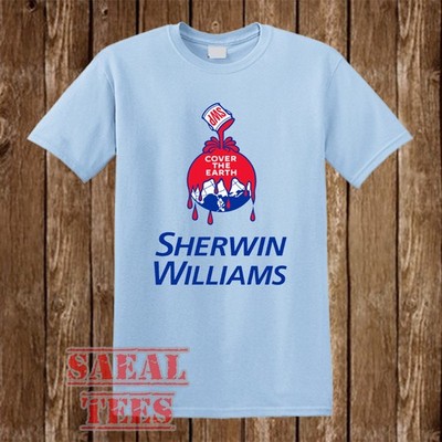 Sherwin Williams Paints Men's Light Blue Size S-5XL