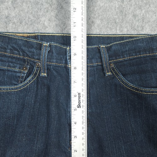 Levis 541 Jeans Mens 30x32 (Fit 30x29) Blue Athletic Taper Fit Dark Wash Stretch - Picture 15 of 16