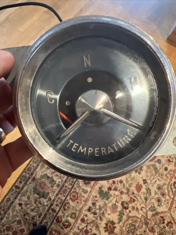 Medidor de temperatura Buick Super Roadmaster 1955 vintage Foto 2 de 4