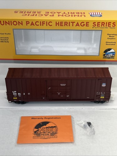 MTH Premier 20-2774A UP Heritage Union Pacific 50’ High Cube Boxcar O New - Picture 10 of 15