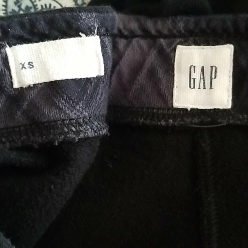 Gap Women's Drawstring Jogger Pants Black XS  - Image 4 of 4