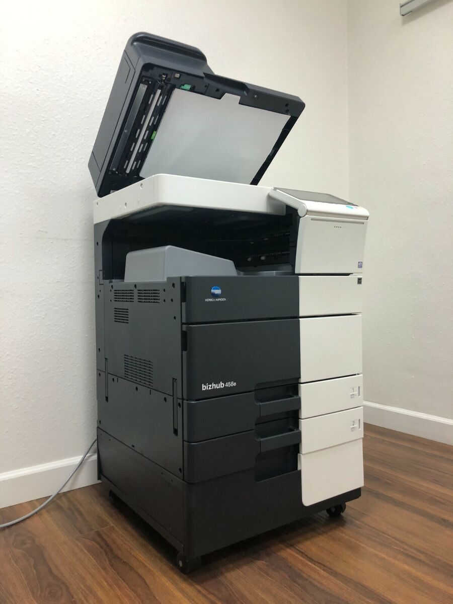 Konica Minolta Bizhub 458e Printer/Copier/Scanner | eBay Konica Minolta Bizhub 458e Printer/Copier/Scanner | eBay
