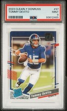 2023 Panini Clearly Donruss #97 Tommy Devito Rated Rookie PSA 9