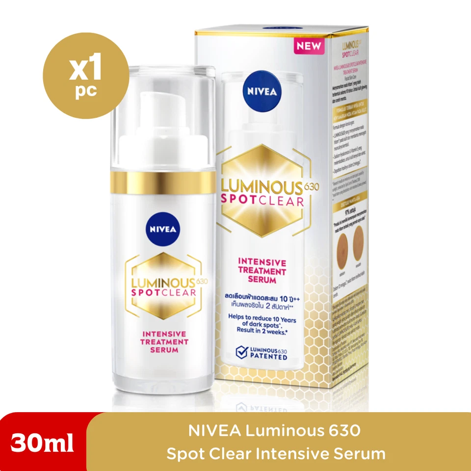 NIVEA Luminous630 Anti-Spots Serum Glow Skin Serum Restore Skin Damage Sunburn - Image 3 of 4