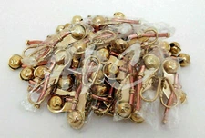 Lot of 20 Copper Brass Boatswain Pipe Key Chain~Nautical Marine Bosun Whistle
