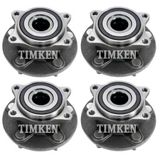 Front & Rear Wheel Bearing & Hub Assembly Kit Timken For Suzuki Grand Vitara AWD