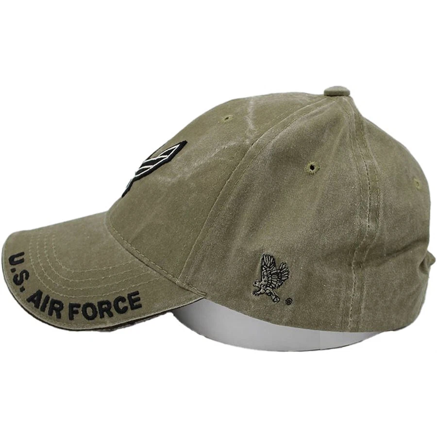NUEVA gorra de béisbol USAF Air Force Insignia. Caqui. 5643 Foto 3 de 4