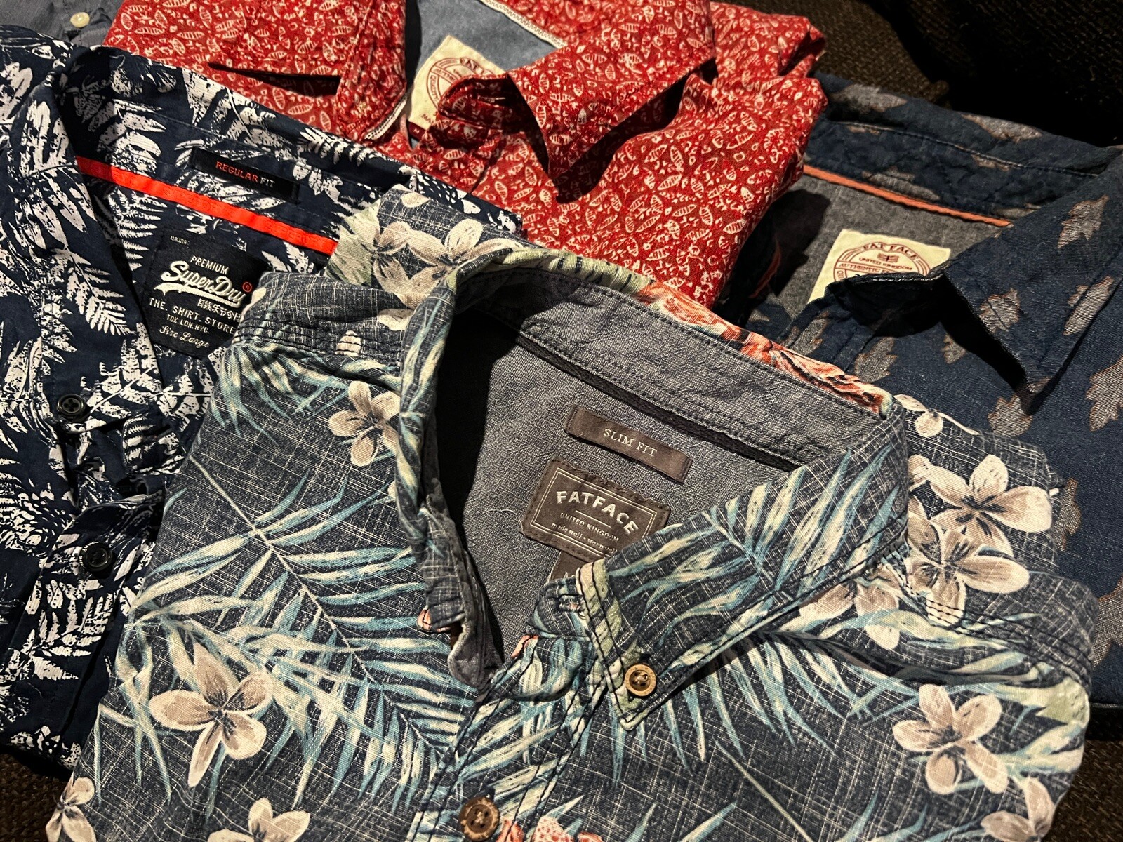 Men’s Medium Short Sleeve Shirt Fat Face eBay