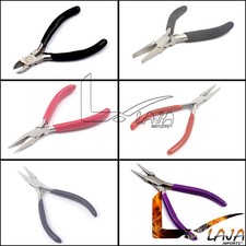 6 Jewelry Making Pliers Set Jewelers Bead Wire Working Wrapping Hobby 5" Plier