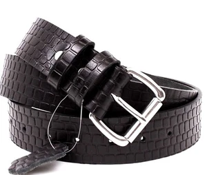 Men's Genuine Buffalo Leather Belt Full Grain Width 1.50" USA Handmade By Amish