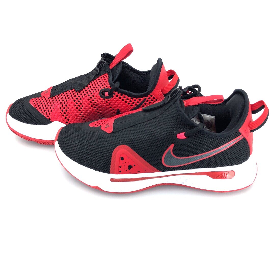 Nike PG 4 Black Red White Size 5.5 Mens Athletic Shoes | eBay