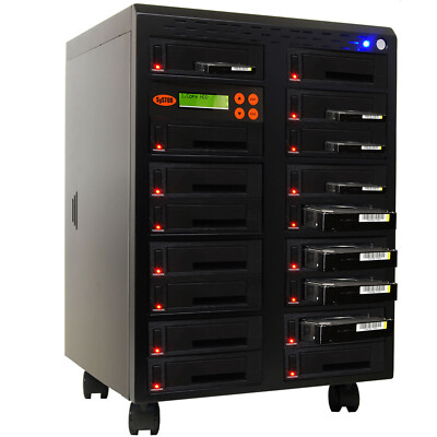 Systor 1:16 SATA 2.5'' 3.5'' SSD HDD Hard Drive Duplicator & Sanitizer - 18GB/Min
