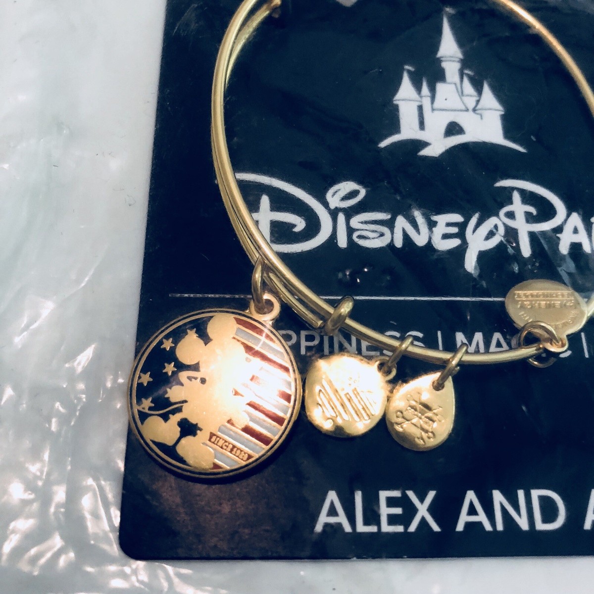 Alex Ani Disney Mickey Mouse Flag Patriotic 4th of July Charm