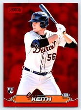 Colt Keith 2024 Topps Stadium Club Base Red Foil Rookie #36 Detroit Tigers RC