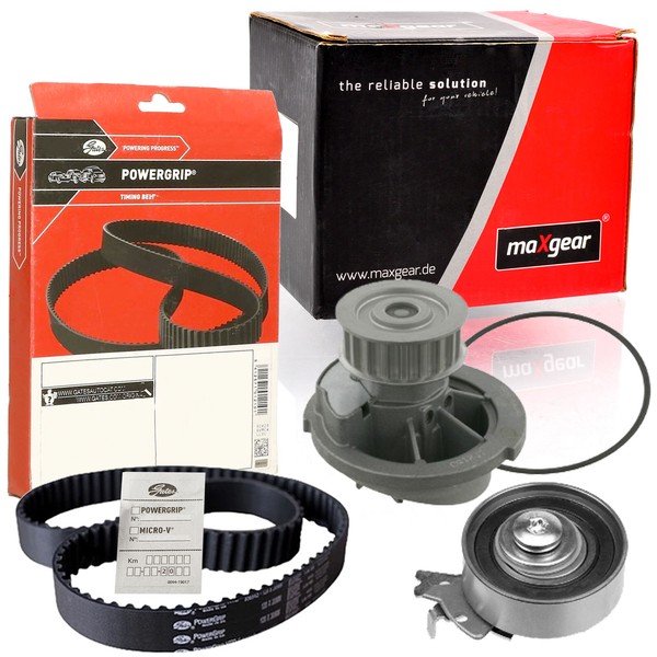 Gates GAT5310XS Zahnriemen + Spannrolle Wapu FüR Opel Astra G Combo Meriva A 1.6-image