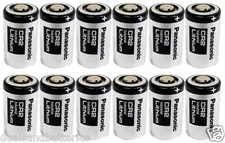 Panasonic CR2 Industrial Lithium Battery DL-CR2 Photo 3V 12 Batteries EXP 2028