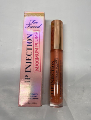 Too Faced Lip Injection Maximum Plump Lip Plumper, 0.14 oz, Cotton Candy