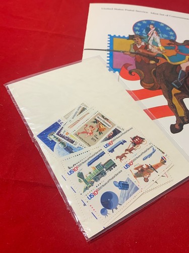 USPS Commemorative Stamp Year book, MNH Stamps, year of 1975, W/ STAMPS - Picture 2 of 7