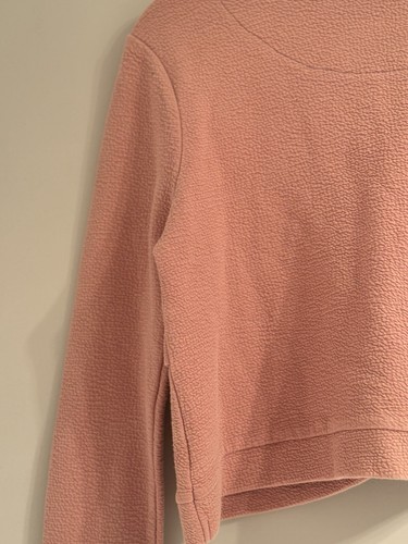 BAE THE LABEL Pink Maternity Crop Top Longsleeve Cross Your Heart Size XS - Picture 11 of 14