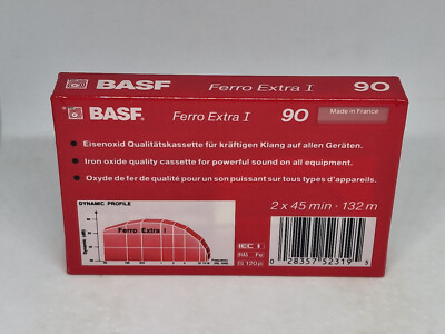 Lot De 3 Cassettes Audio BASF FE1 Ferro 90 Min - Made In Germany - Neuves Sous Blister