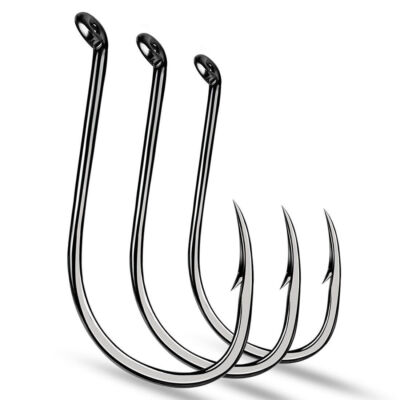 50~200Pc Fishing Octopus Hooks Circle Hooks High Carbon Steel for Sea All Sizes