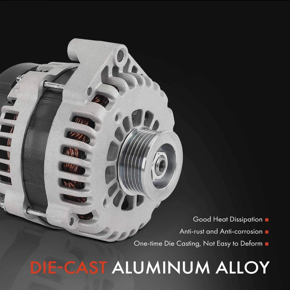 Alternador para Chevrolet C4500 C5500 C6500 C7500 Kodiak GMC 150A 12V CW 6 ranuras Foto 4 de 4