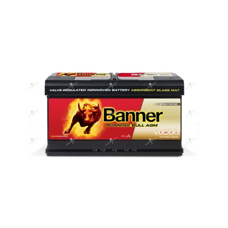 Batterie de cellule AGM Banner Running Bull 12v 92ah anti-panne