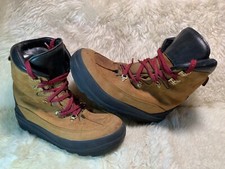 Vintage WOMENS L.L. BEAN Brown Leather Boots 10 M 9  Tall CLEAN WITH LITE WEAR