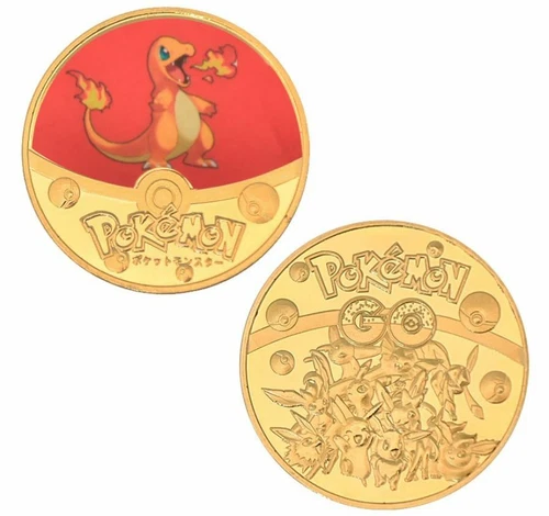 Pokemon Coins Gold Plated Collectibles Gift Set Commemorative Birthday - Picture 12 of 14