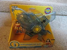 Imaginext DC Super Friends Fisher Price Wonder Woman Invisible Jet Airplane NEW
