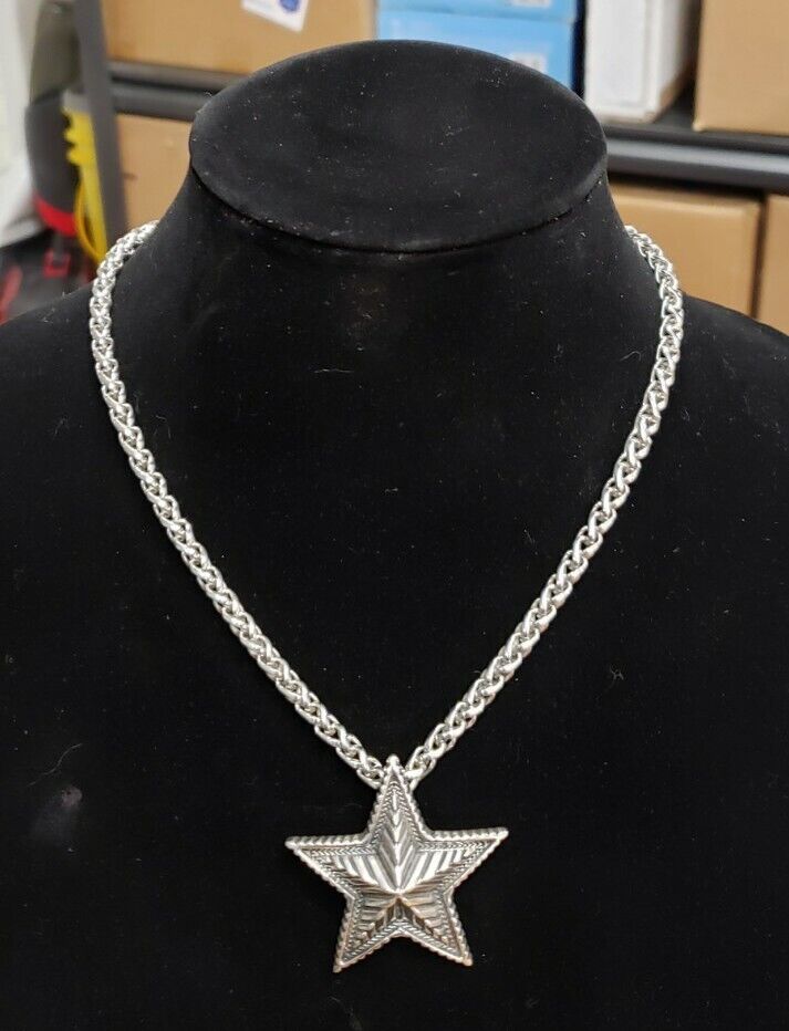 Cody Sanderson Sterling Silver 925 Star Pendant 18 Cody Sanderson Sterling Silver 925 Star Pendant 18