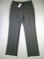 NWT 60 CHICO'S Heather Grey Grandeur Carrie Trouser Pants Size 0  US Size 4