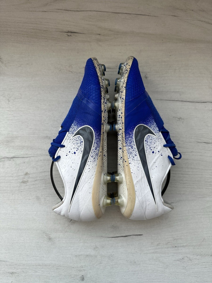 Nike Phantom Venom Elite AG White Blue Football Soccer Cleats