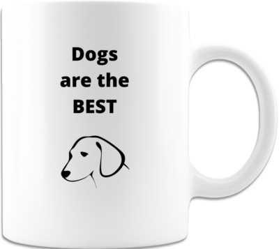 Dogs are Best - Coffee Mug - White