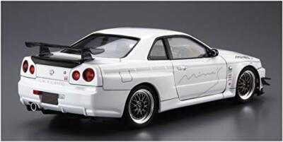 AOSHIMA 1/24 Scale The Tuned Car Model Kit Mine's Nissan Skyline