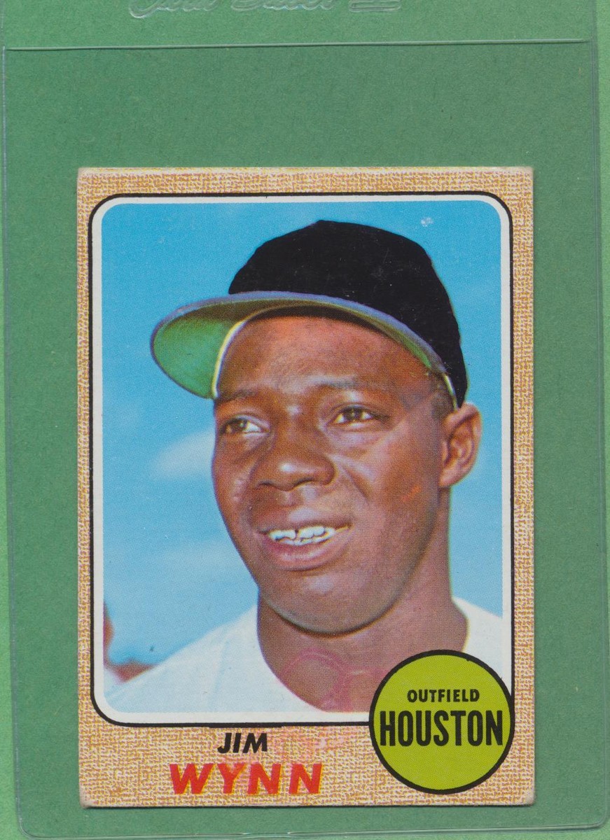 Printing ERROR Card ~ 1968 Topps Jim Wynn #260 EX ~ Red Ink
